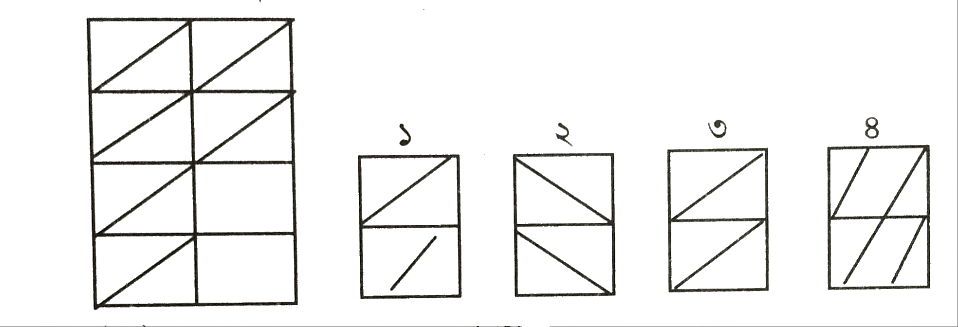 Illustration for কোন বিকল্পটি নিচের চিত্রকে পূর্ণ করবে?